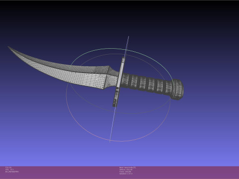 Attack On Titan Kenny Knife 3D Druckmodell
