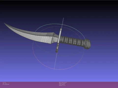 Attack On Titan Kenny Knife 3D Print Model