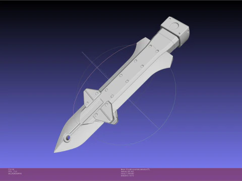 Evangelion восстанавливает подвижную версию ножа Unit 2 3D Принт Модель