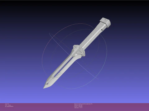 Evangelion rebuild Unit 2 Knife Movable Version 3D Print Model