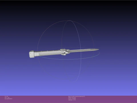 Evangelion rebuild Unit 2 Knife Movable Version 3D Print Model
