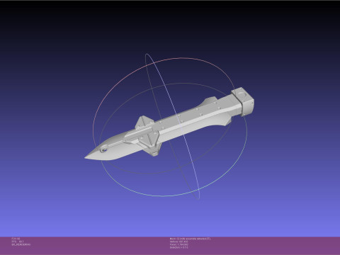 Evangelion rebuild Unit 2 Knife Movable Version 3D Print Model