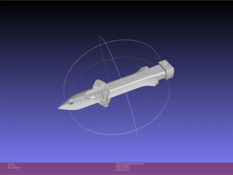 Evangelion rebuild Unit 2 Knife Movable Version 3D Print Model