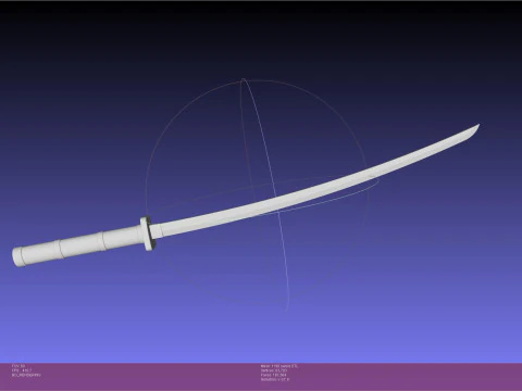 Cells At Work Code Black U-1196 Sword 3D Print Model