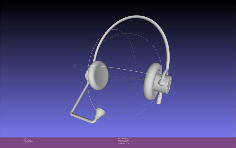 Dr Stone Dr Xeno Headset 3D Принт Модель .c4d .max .obj .3ds .fbx .stl .blend 