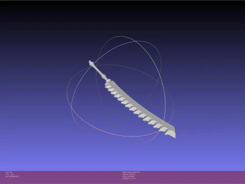 NIER Kaine Sword Printable Assembly 3D Print Model