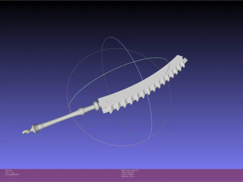 NIER Kaine Sword Printable Assembly 3D Print Model