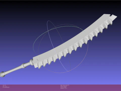 NIER Kaine Sword Printable Assembly 3D Print Model