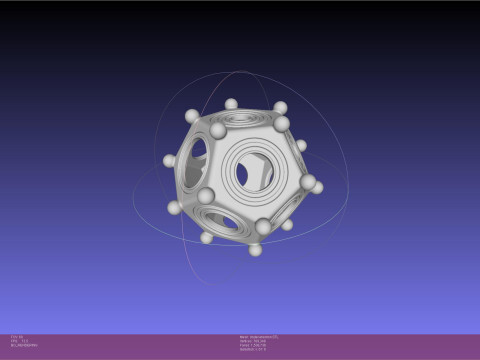 Roman Dodecahedron 3D Print Model