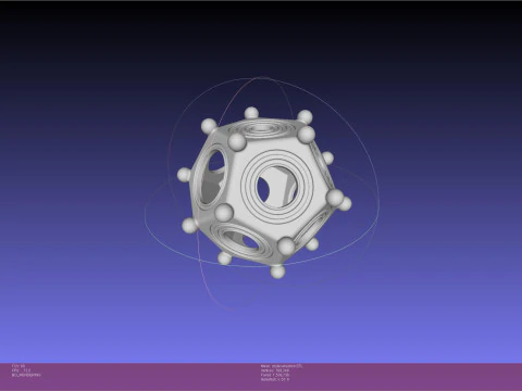 로마 정십이면체 3D 프린트 모델