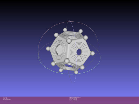 Roman Dodecahedron 3D Print Model