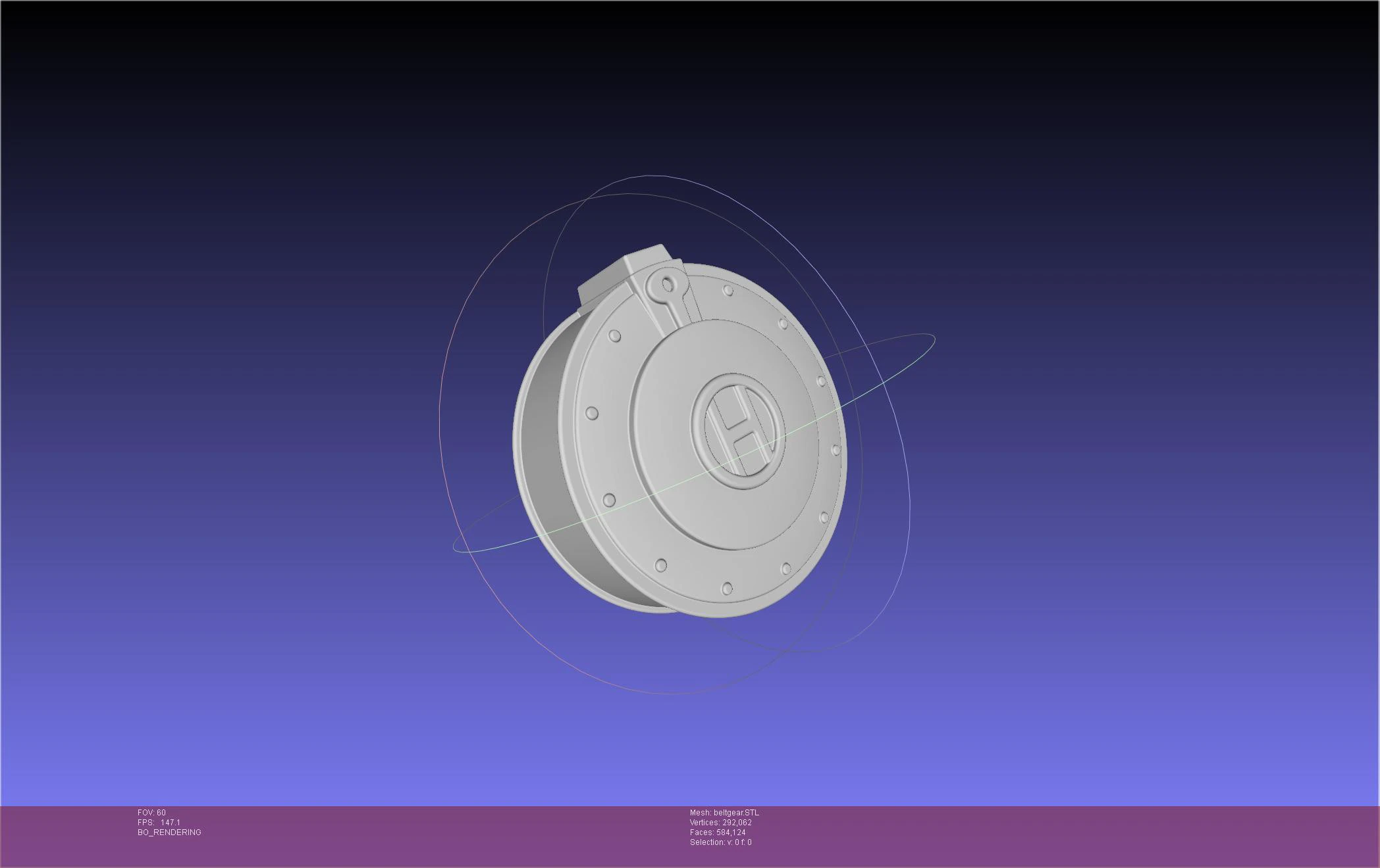 Dr Stone Stanley Belt Gear 3D Print Model .c4d .max .obj .3ds .fbx .stl .blend 
