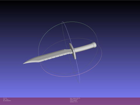 Dr Stone Stanley Knife 3Dプリントモデル