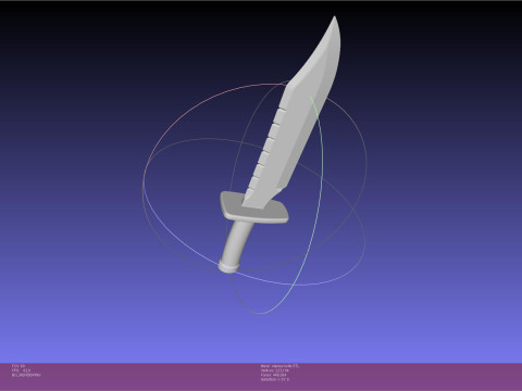 Dr Stone Stanley Knife 3Dプリントモデル