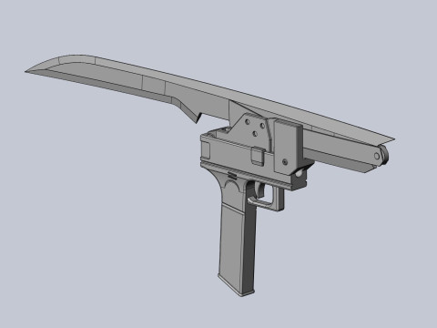 RWBY Blake Sword Gambol Shroud 3D Принт Модель