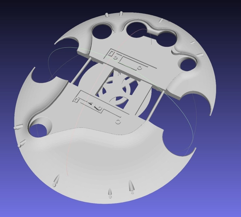 Predator Smart Disk 3D Принт Модель .c4d .max .obj .3ds .fbx .stl .blend 