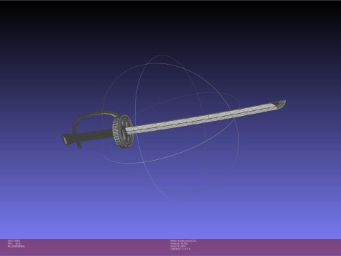 One Piece Shanks Sword Printable Assembly 3D Принт Модель
