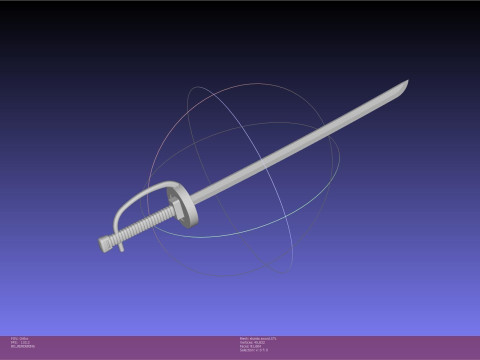 One Piece Shanks Sword Printable Assembly 3D Принт Модель