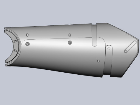 Metal Gear Solid V Venom Snake Prosthetic Arm Prop Modelo de impresión 3D