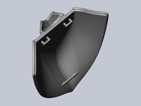 Shield Hero Armor Chestplate 3D प्रिंट मॉडल