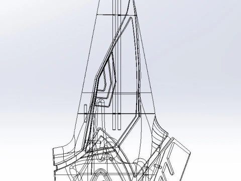 Kill La Kill Junketsu Shoulder Printable Assembly 3D Print Model