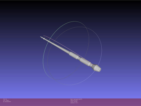 Star Wars Imperial Royal Guards Staff Prinable Assembly 3D 打印模型