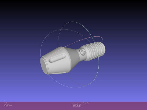 Star Wars Imperial Royal Guards Staff Prinable Assembly 3D 打印模型