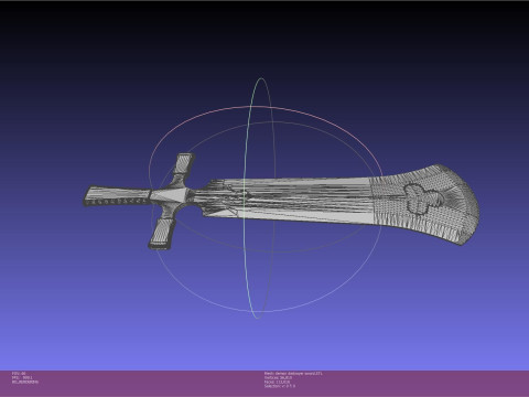 Black Clover Demon Destroyer Sword Printable Assembly 3D 프린트 모델