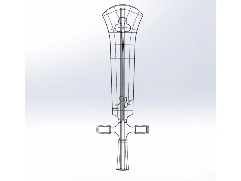 Black Clover Demon Destroyer Sword Printable Assembly 3D Print Model