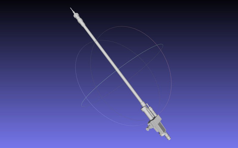 Star Wars Boushh Staff 3Dプリントモデル .c4d .max .obj .3ds .fbx .stl .blend