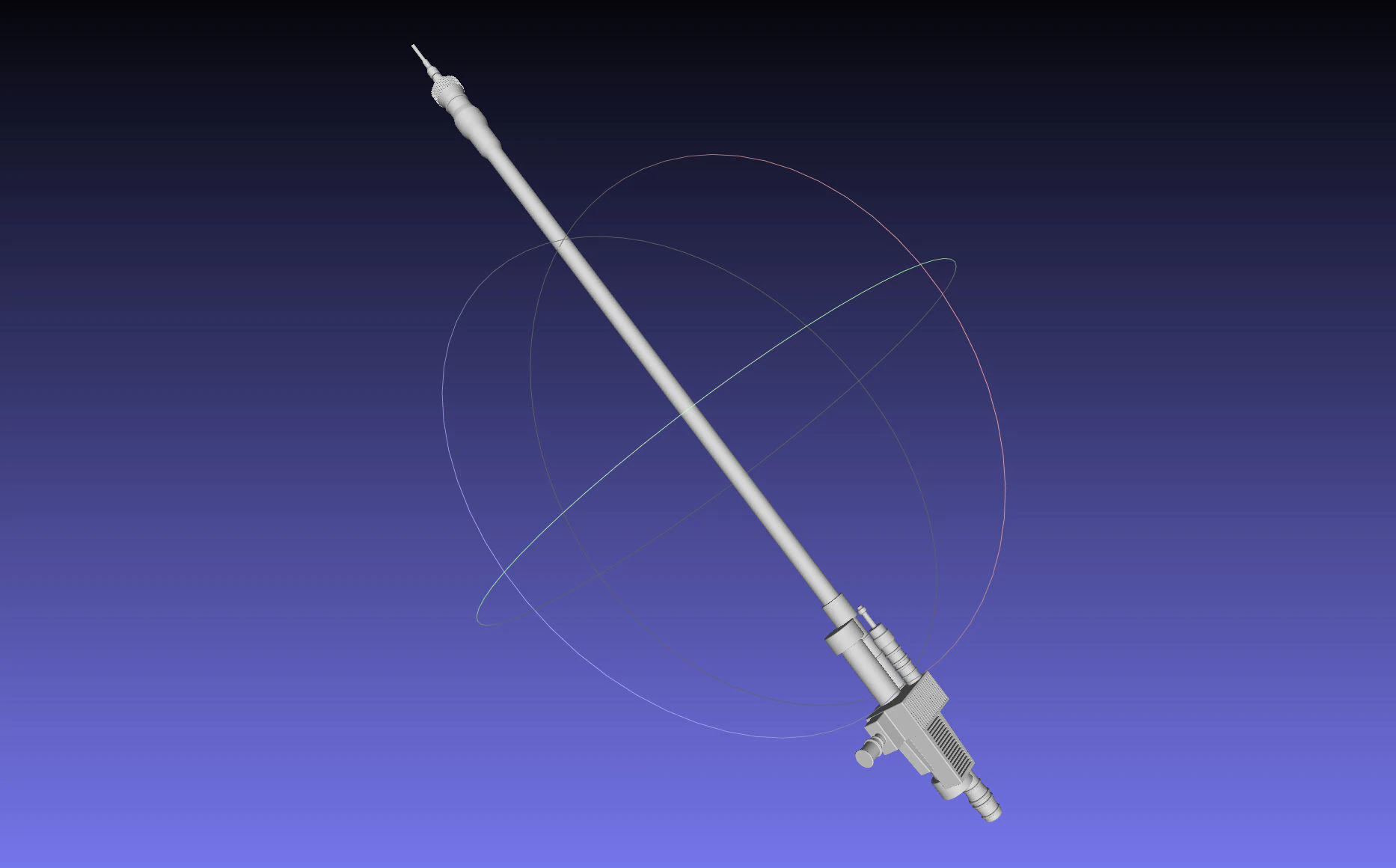 Star Wars Boushh Staff 3D Print Model .c4d .max .obj .3ds .fbx .stl .blend