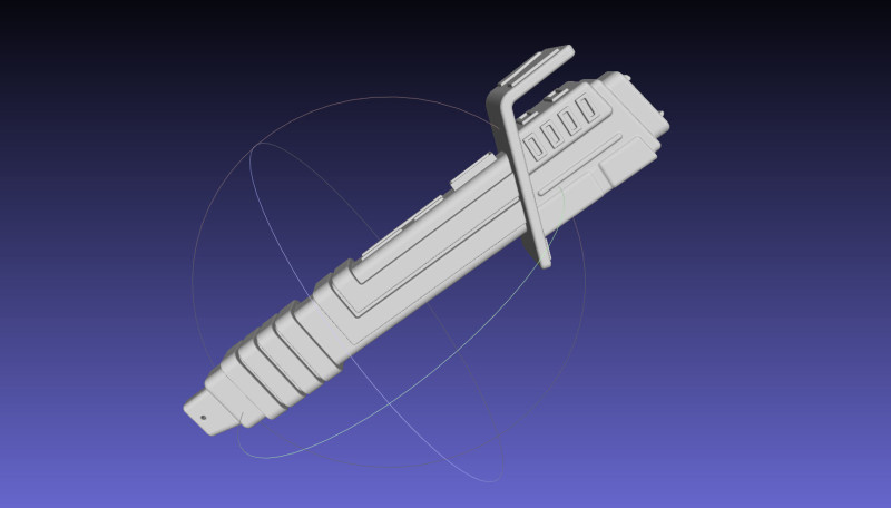 Star Wars The Mandalorian Darksaber 3D Baskı Modeli .c4d .max .obj .3ds .fbx .stl .blend
