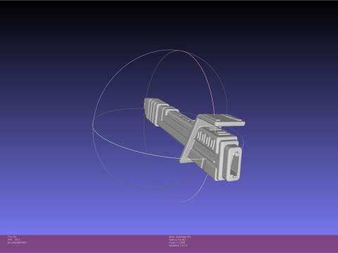Star Wars The Mandalorian Darksaber 3D Baskı Modeli