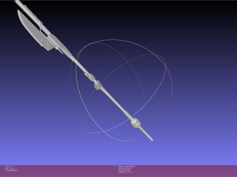 Star Wars Vibro Axe Assembly Model do druku 3D