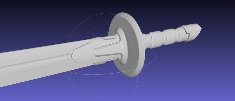 3D-Printable Asterisk War Toudou Sword And Sheath Cosplay Props 3D 打印模型 .c4d .max .obj .3ds .fbx .stl .blend 