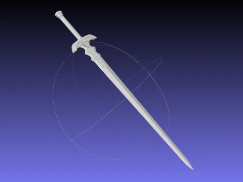 Conjunto para impressão da espada Fate Astolfo Modelo de Impressão 3D