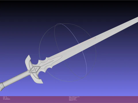 Fate Astolfo Sword Printable Assembly 3D Print Model