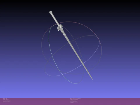 Fate Astolfo Sword Printable Assembly 3D Print Model