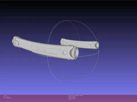 Star Wars Ahsoka Tano Novos sabres de luz Modelo de Impressão 3D