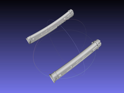 Star Wars Ahsoka Tano New Lightsabers 3D Print Model