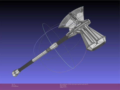 Asgardian Handle Stormbreaker Assembly 3D Print Model