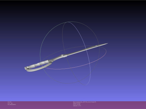 Kill La Kill Ryuko Scissor Blade Printable Assembly Model Cetak 3D