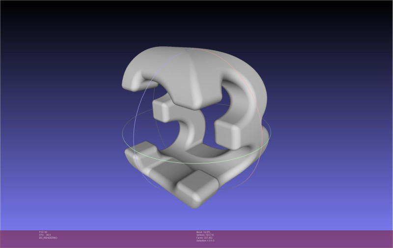 3D Perspective Puzzle Test Print 3D 打印模型 .c4d .max .obj .3ds .fbx .stl .blend 