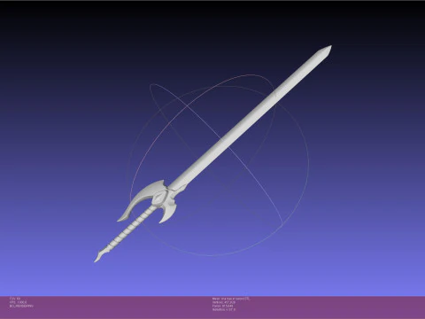 Versione anime di Cha Hae-In Sword livellante in solitario Modello di stampa 3D