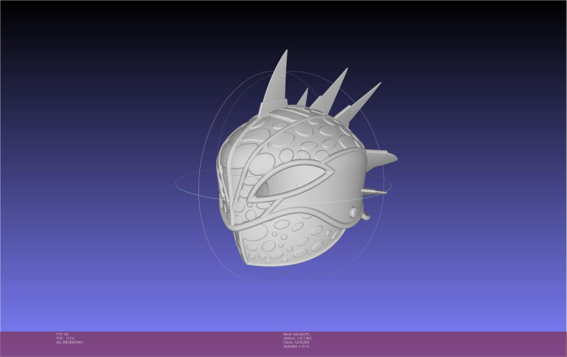 How To Train Your Dragon Astrid Dragon Scale Armor Helmet 3D 打印模型 .c4d .max .obj .3ds .fbx .stl .blend