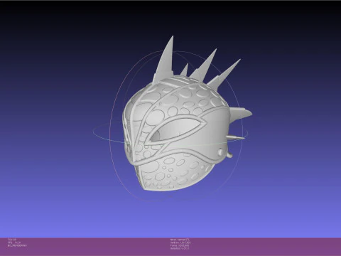 Ejderhanı Nasıl Eğitirsin Astrid Ejderha Pulu Zırh Kaskı 3D Baskı Modeli