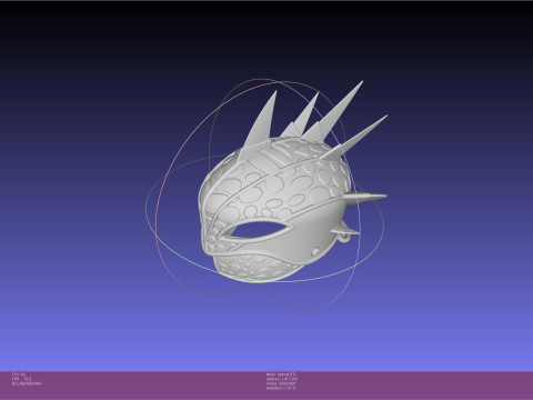 How To Train Your Dragon Astrid Dragon Scale Armor Helmet 3D 打印模型