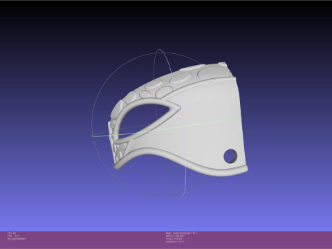 How To Train Your Dragon Astrid Dragon Scale Armor Helmet 3D 打印模型