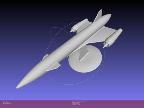 ESA Invictus Hypersonic Spaceplane Model Modèles 3D en vedette