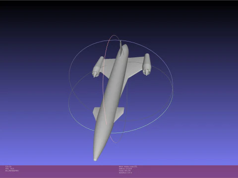 ESA Invictus Hypersonic Spaceplane Model 3D Print Model